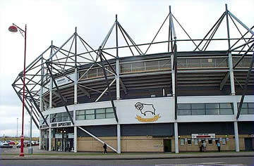 Pride Park: The home of Derby County.