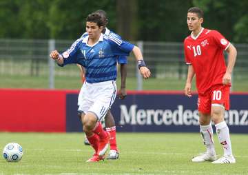 mehdi-abeid Mehdi Abeid in training with France U18s.