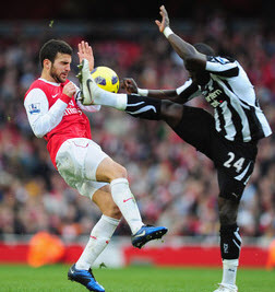 Happy camper Tiote chuffed to be at Newcastle United.