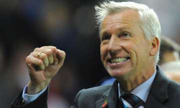 Pardew: Pumping his little fist once again.