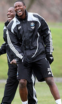 Ameobi: Back in the picture.