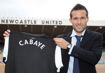 Cabaye demonstrated his abilities and ruined the turf.