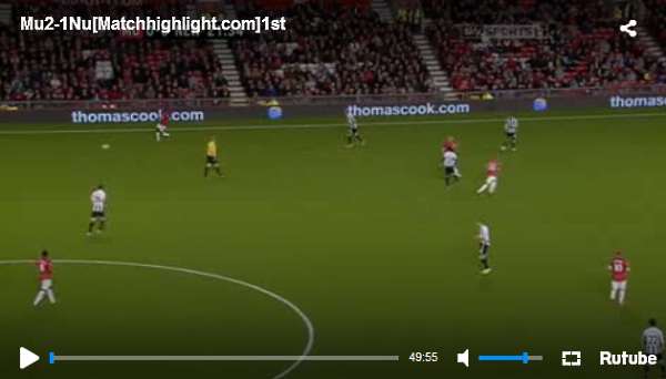 Manchester United vs Newcastle United full match video.